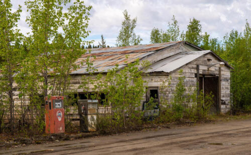 Gas Station Keno City Pop 20 Yukon Canada